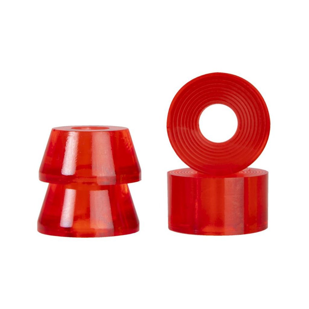 Clouds Bushings 79a 2x Conical & 2x Barrel | Clear Red