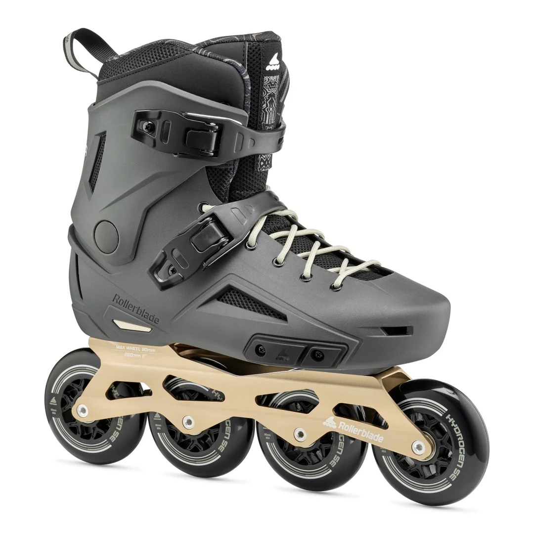 Rollerblade Lightning 90 Anthracite/Taupe | Maat: 40.5-41 Cm: 26