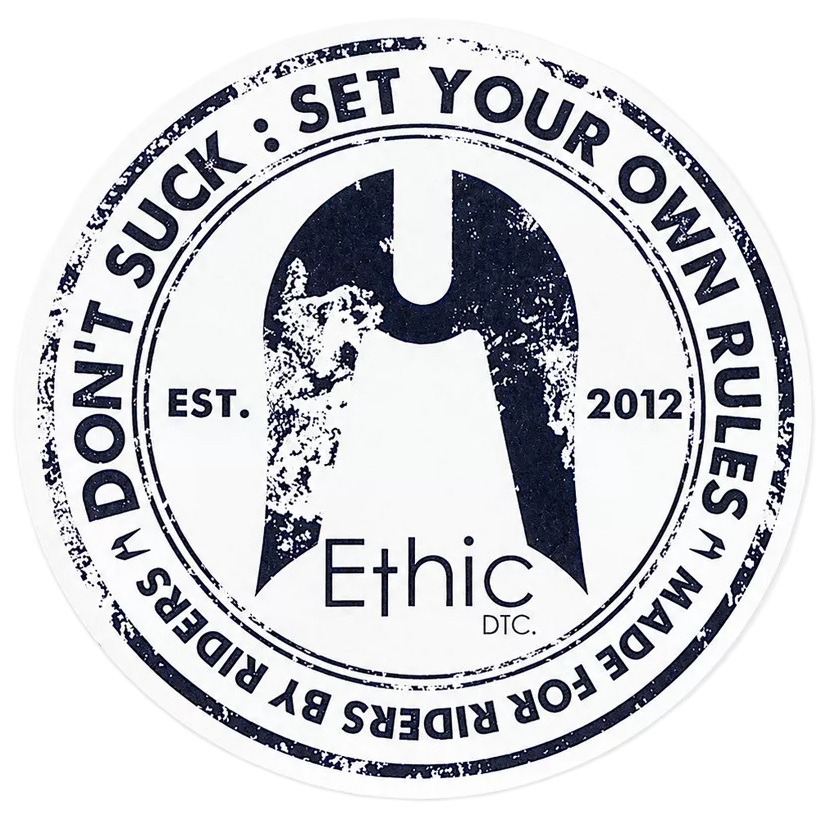 ETHIC Don't Suck Stuntstep Sticker | Black/White