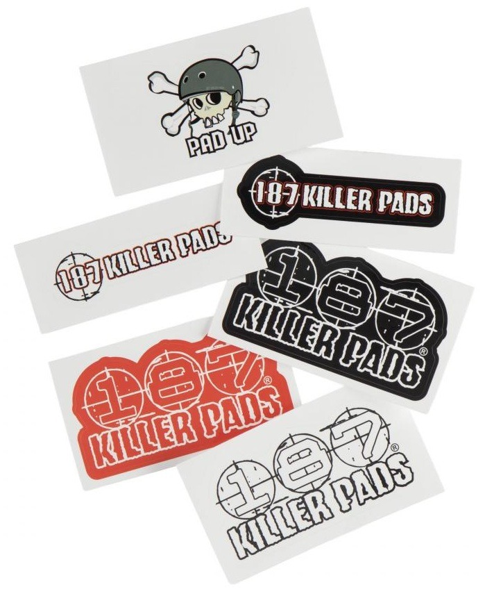 187 Killer Pads 187 Sticker | 6 Pack