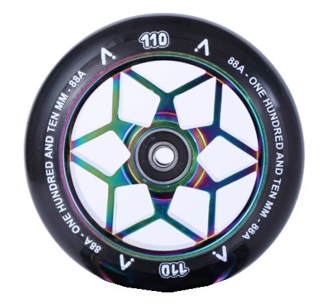ACTA Swift Stunt Step Wheels | 110mm Neochrome ( Per 2 )