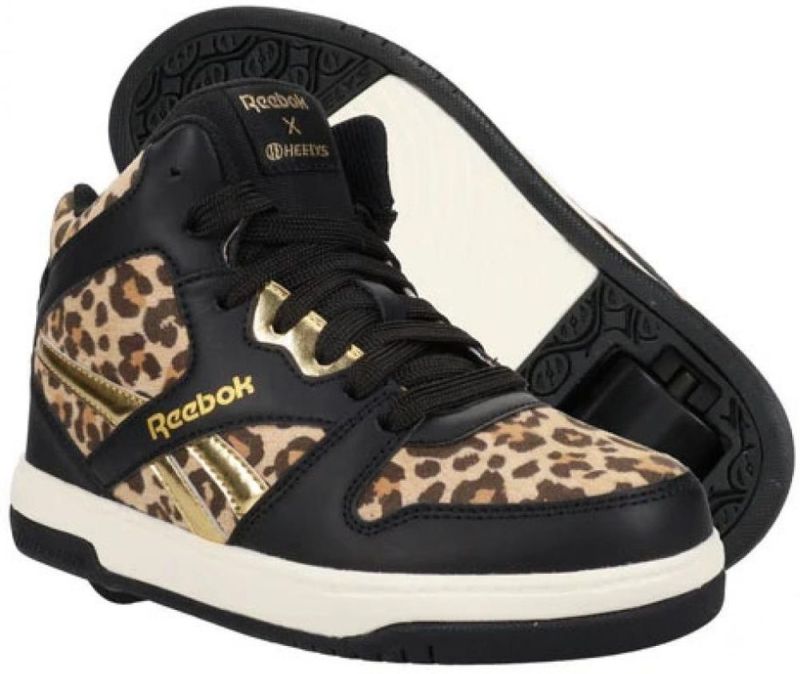 Heelys X Reebok Mid Swatch | Black / Cheetah - Maat: 31-32