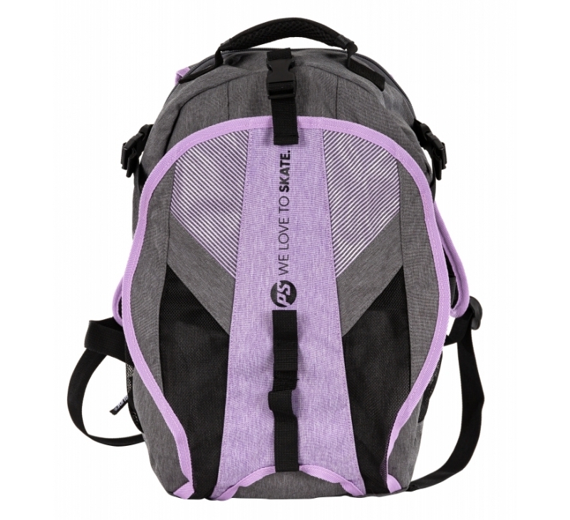 Powerslide Fitness Backpack Tas Grijs/Paars