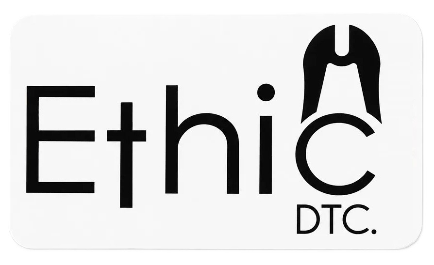 ETHIC DTC Stuntstep Sticker | Black/White