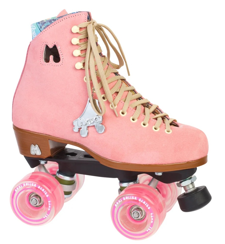 Riedell Moxi Rollerskates - Lolly Strawberry (Leer)