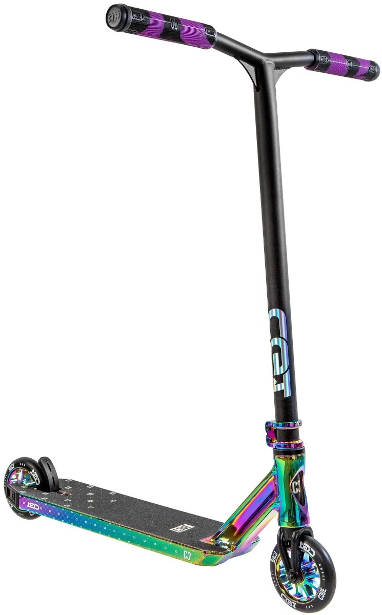 Core CG1 Stuntstep | Zwart / NeoChrome