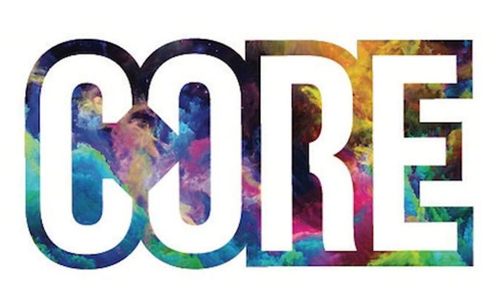 CORE Classic Stuntstep Sticker | Neon Galaxy