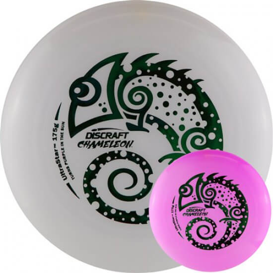 Discraft 175 Gram Ultra Star U.V. Frisbee Cameleon