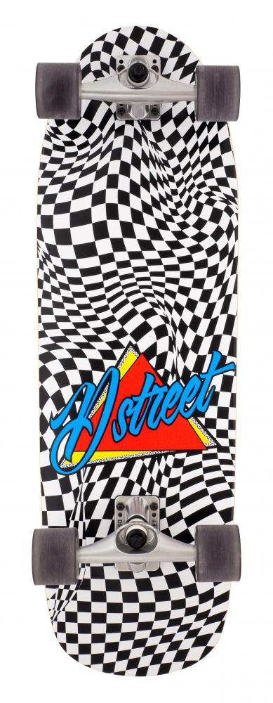 D Street Surfskate Check Warp | 32 Inch Board