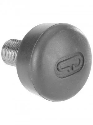PowerDyne Round Adjustable Rubber Toestop Grijs (Per Stuk)