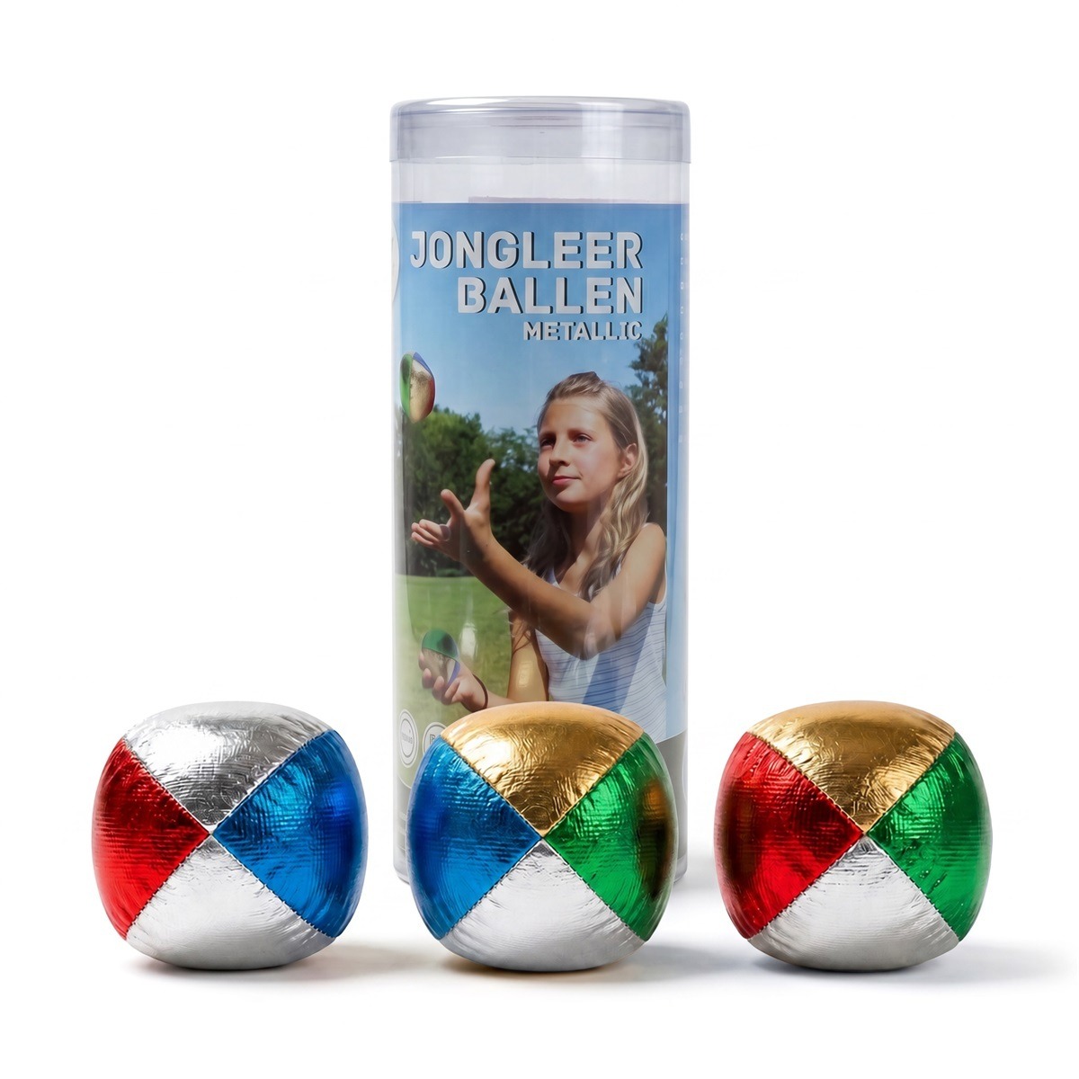 Jongleer Ballen Metallic 2.5Inch / 6.5Cm Groot