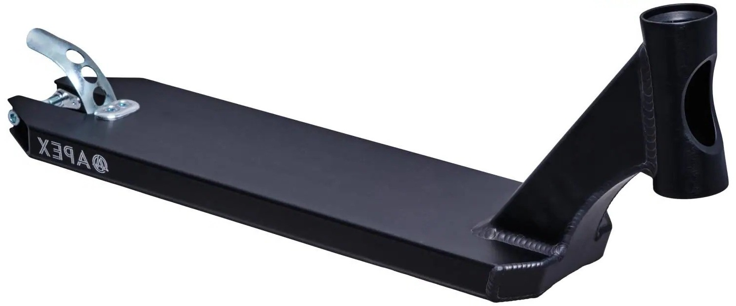 Apex 5" Peg Cut Stuntstep Deck | 48cm Black 