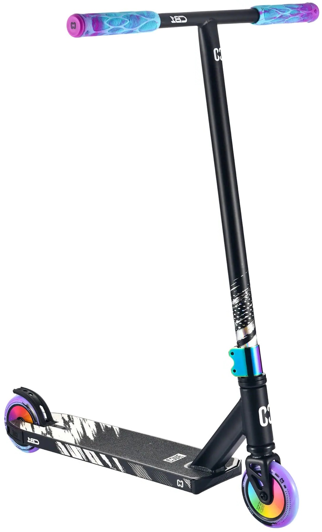 CORE CB1 Stuntstep | Zwart / NeoChrome