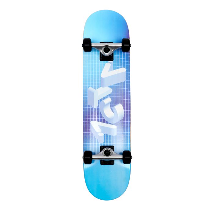 ACTA Compleet Word Art Skateboard | 7,5 Inch Blauw