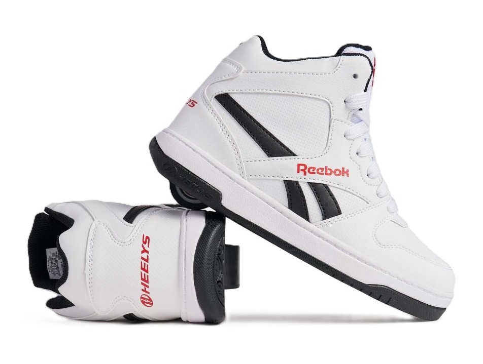 Heelys X Reebok Classic Leather | Black / White / Red 