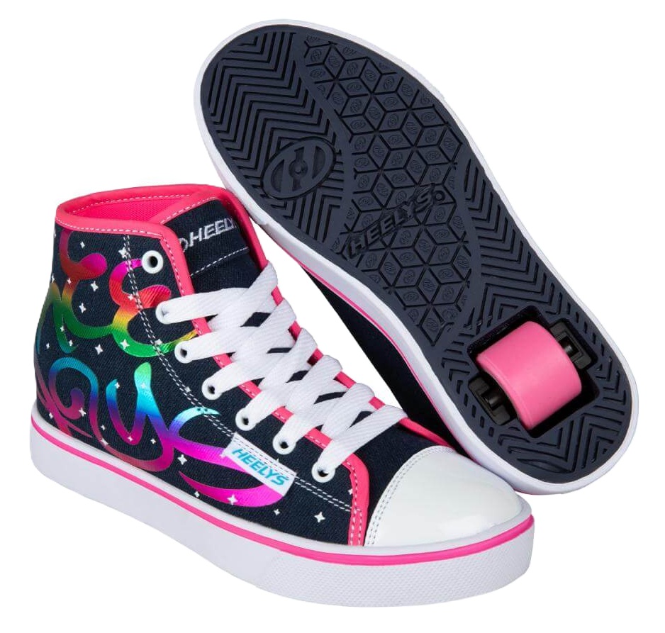 Heelys Veloz Denim/Rainbow