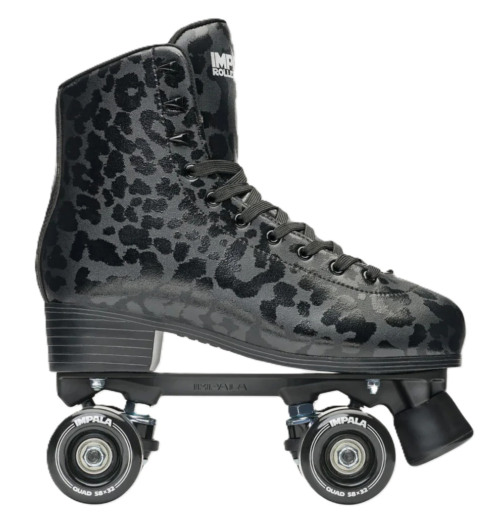 Impala Quad Skate Rollerskate Black Leopard - Maat: 36-37 - US: 5