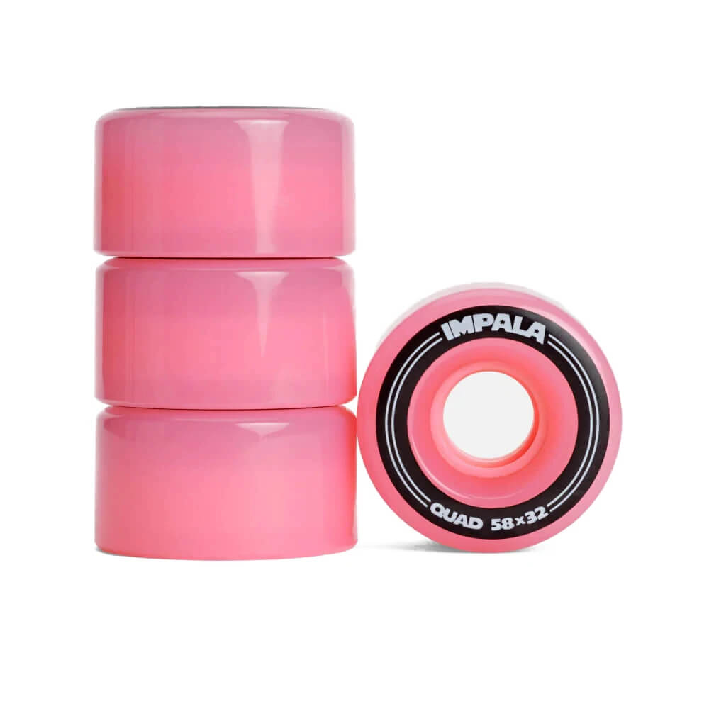 Impala Quad Wheel 4pk | 58mm Pink