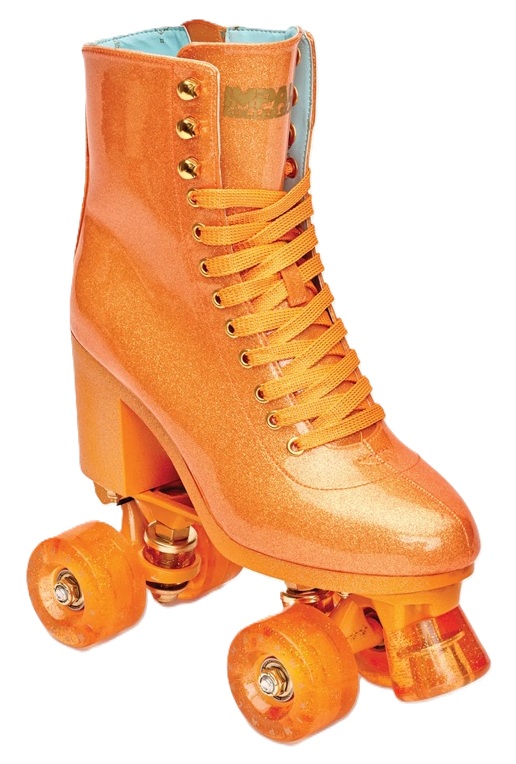 Impala Marawa High Heel Rollerskates | Sparkle Orange