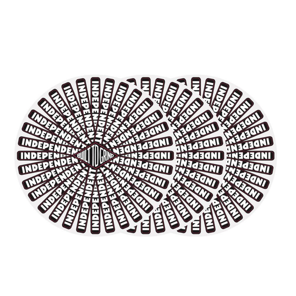 Independent Stickers BTG Revolve White Vinyl