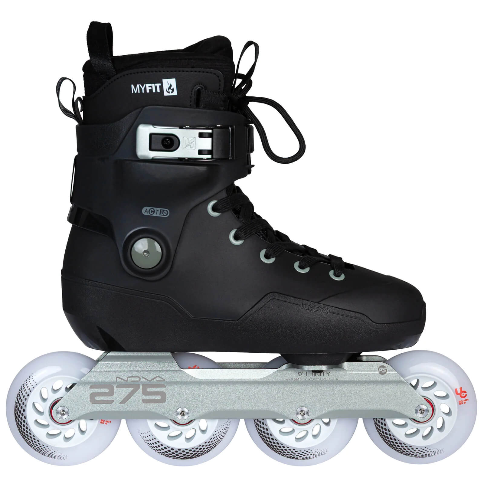 IQON ACT AG Team Urban Aggressive Skate | 90mm/85A Zwart/Black