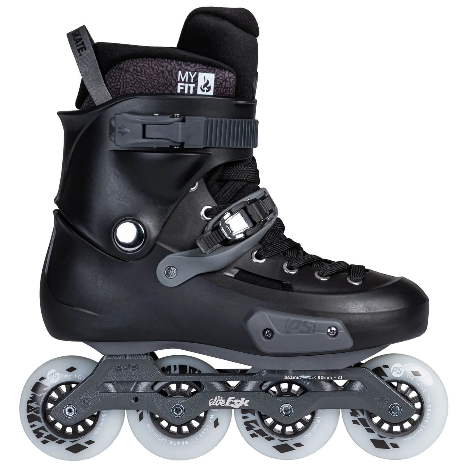 Powerslide Zoom Pro 80 Black - Urban Inline Skates