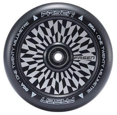 Fasen Wheel 120mm Hypno Chrome Offset Chrome