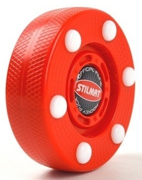 Stilmat Street Hockey Puck Red