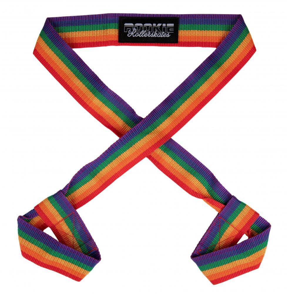 Rookie Skate Holder Carry Strap 140CM Rainbow