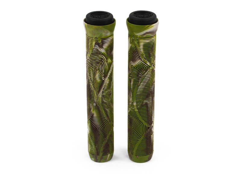 Slamm - 165 Team Swirl Bar Grips Jungle Green