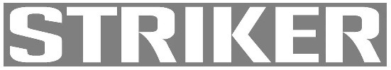 STRIKER Stuntstep Sticker | White/White