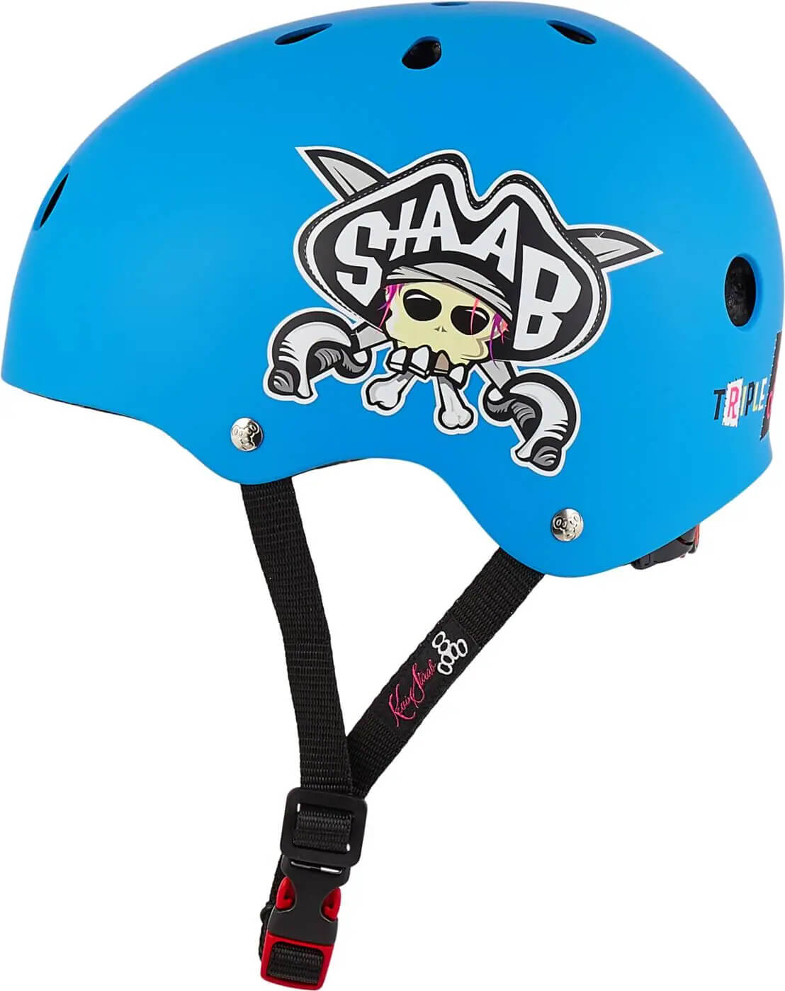 Triple Eight Lil 8 Staab Neon Blue Kinderhelm
