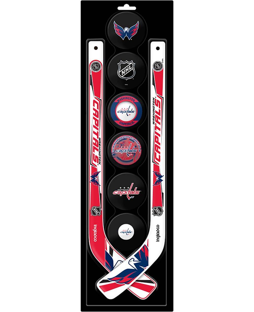 NHL Mini Stick Set with Foam Puck