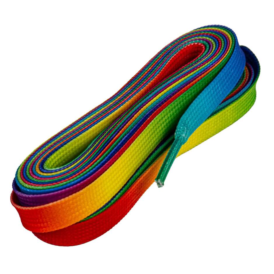 Powerslide Waxed Laces Pro | Multicolor Neon - 200CM